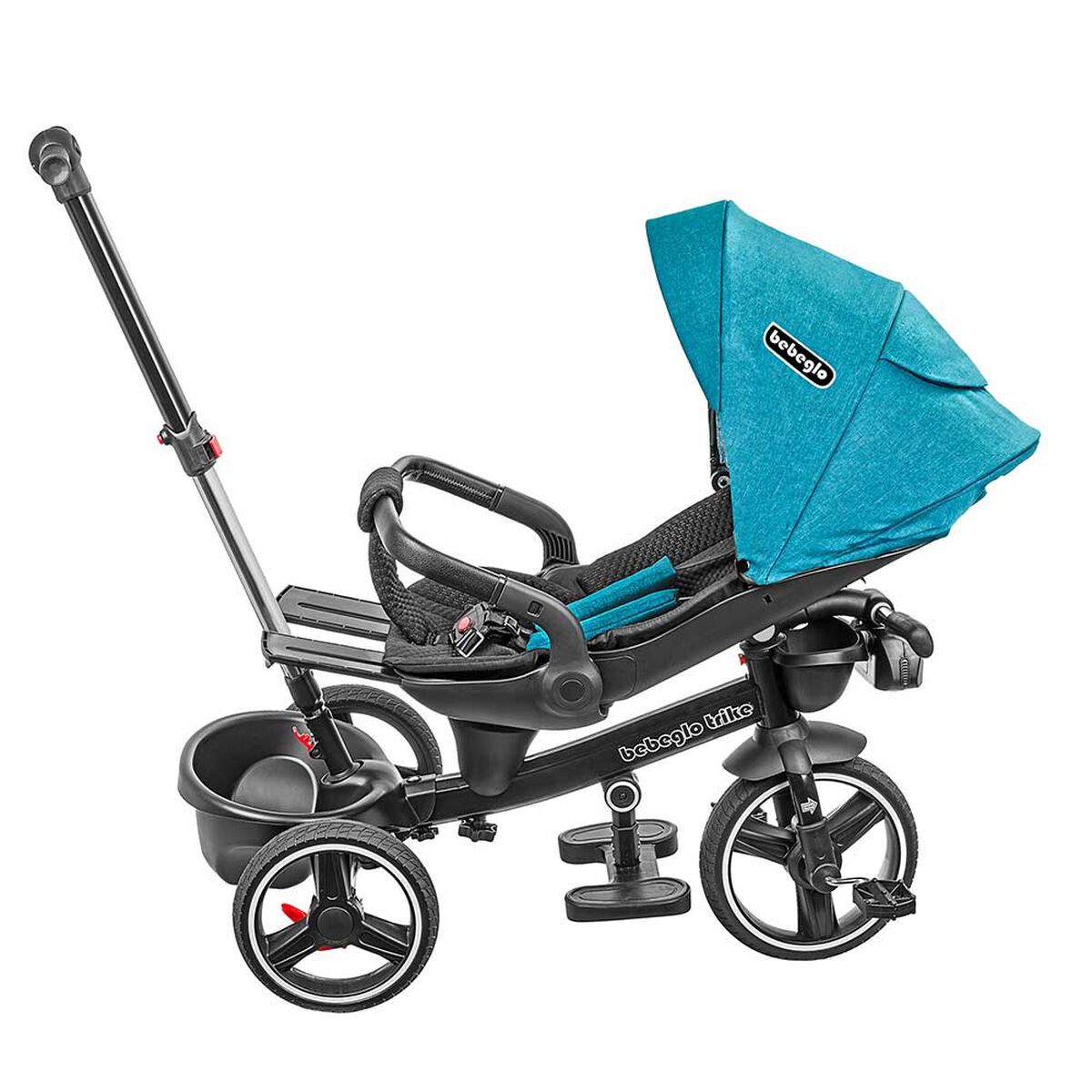 Triciclo 2 en 1 Turquesa Bebeglo