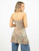 Vestido Mini Strapless Mujer Icono