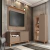 Set Panel + Rack 1.5 + Vitrina Decocasa Mondrian Gris