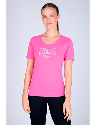 Imagen 1 del producto Polera Deportiva Mujer Everlast Chicle, Najanjo, Negro