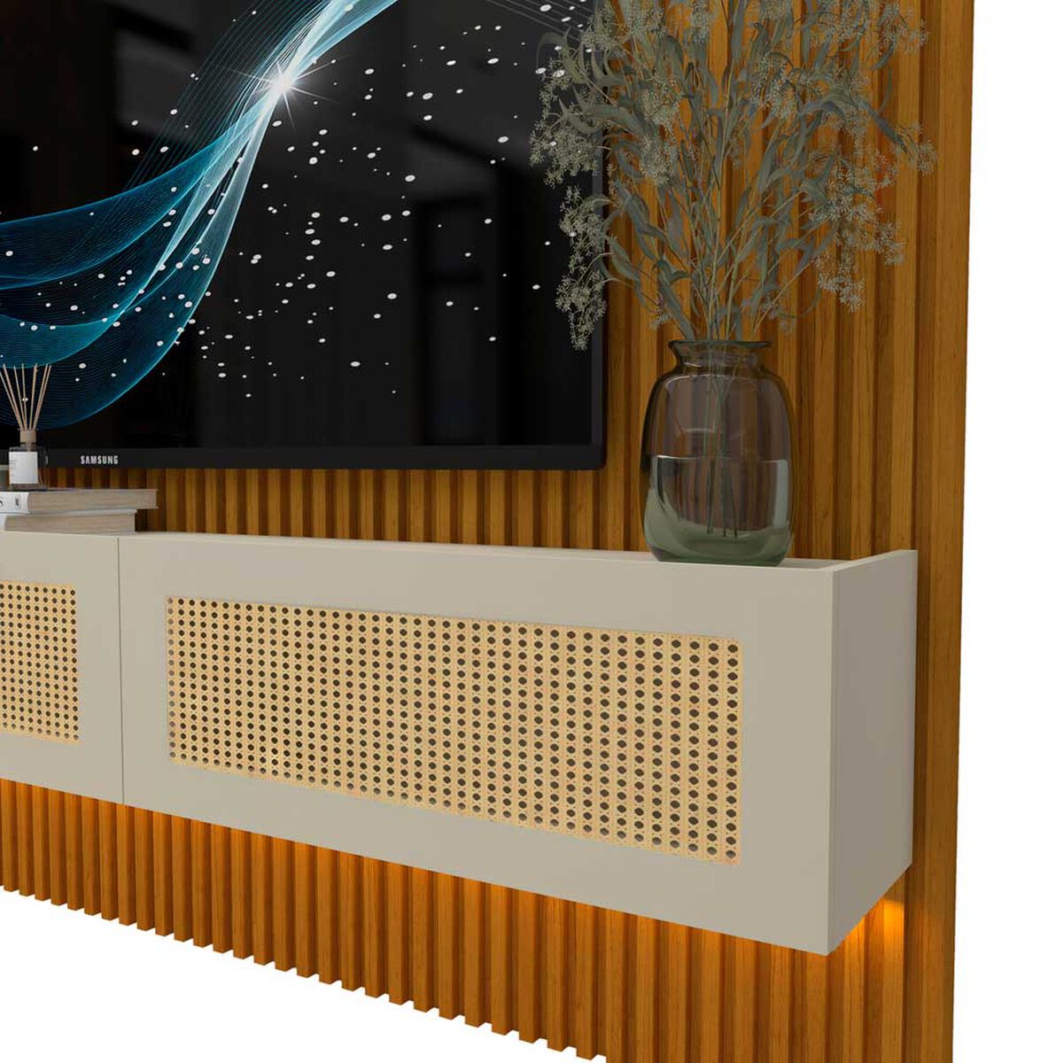 Home Decocasa Supremo Native hasta 85" Off White