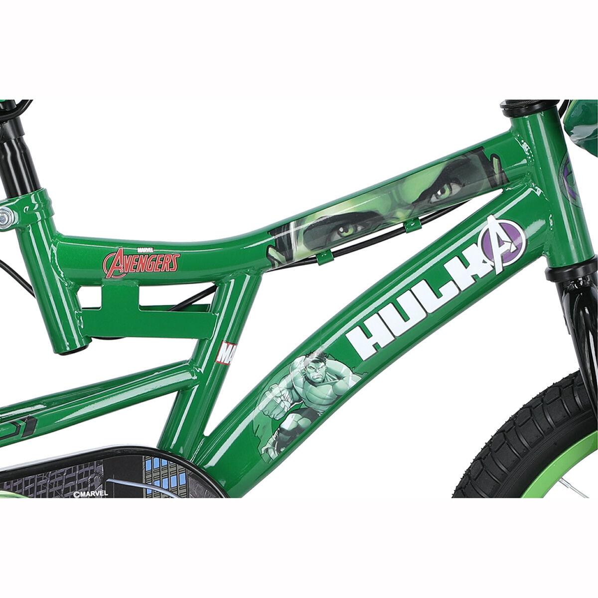 Bicicleta Niño Disney Hulk Aro 16 Verde
