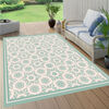 Alfombra Davanti Flor Hindu Turquesa 140 x180 Flor Hindu Turquesa