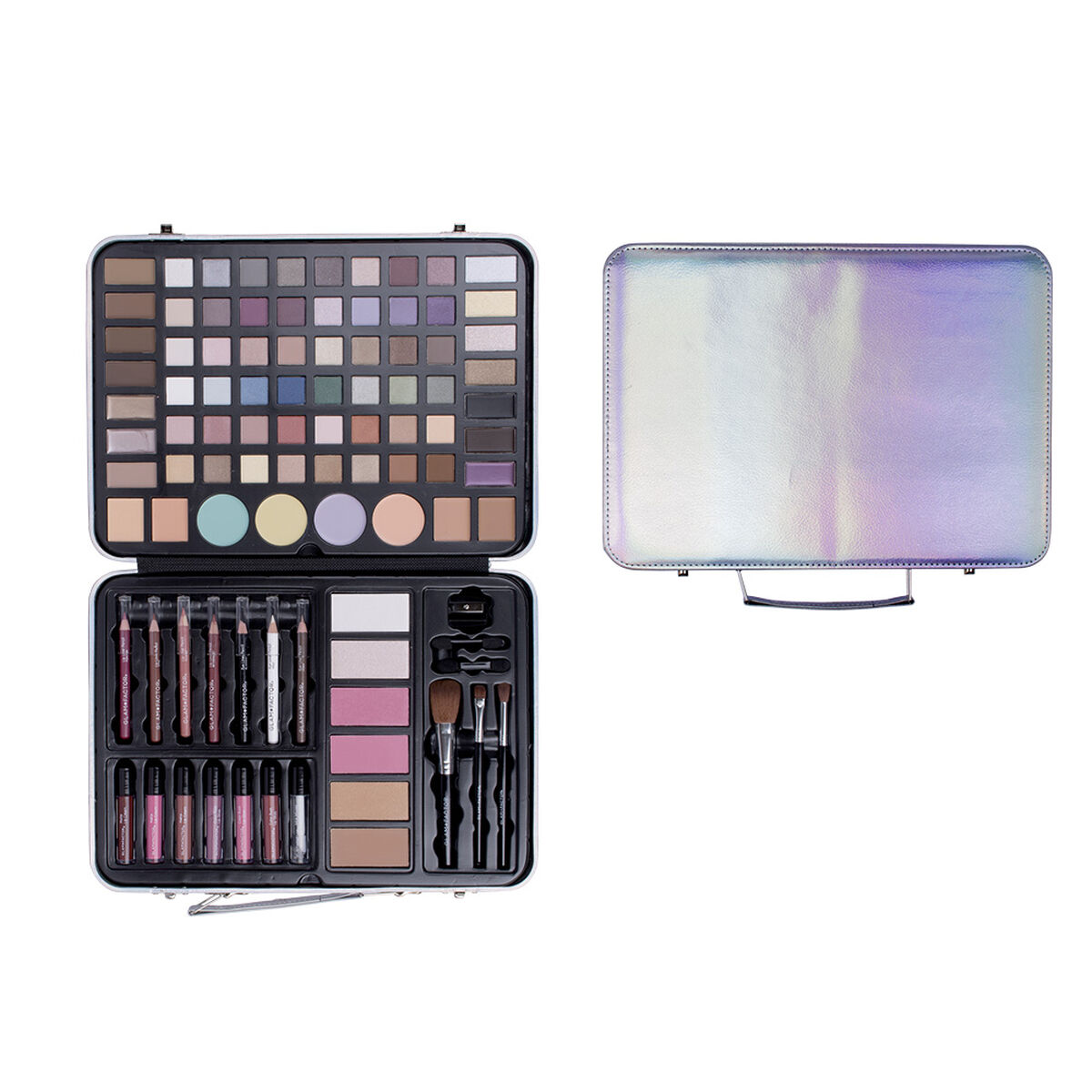 Maleta de Maquillaje Glam Factor Holográfica