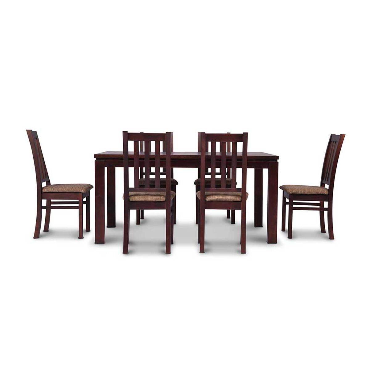 Juego de Comedor CIC Ñuble Chocolate 6 Sillas