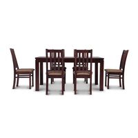 Juego de Comedor CIC Ñuble Chocolate 6 Sillas