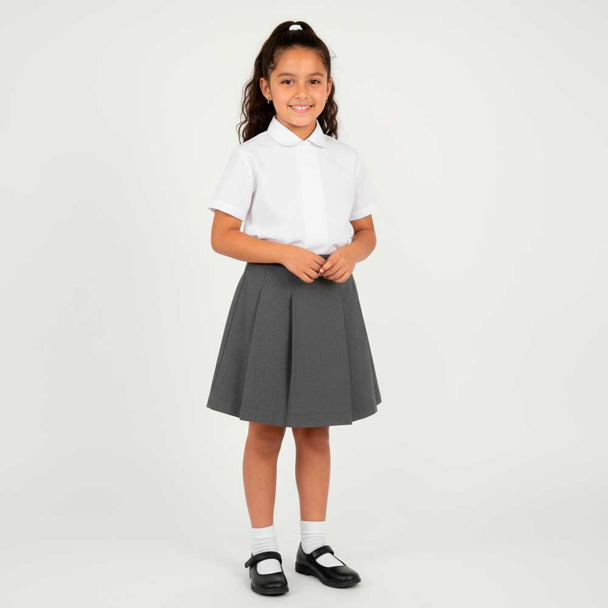Falda Escolar Plisada Mujer Talla 6 a 16 Crescendo