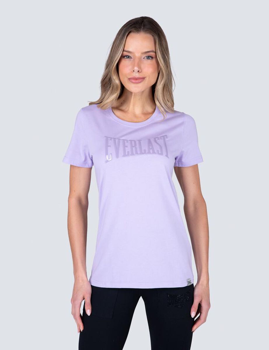 Polera Manga Corta Casual Sport Mujer Everlast