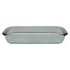 Set 2 Fuentes para Horno Vidrio Brando Fuente Blanco 1 lt | 2,2 lt