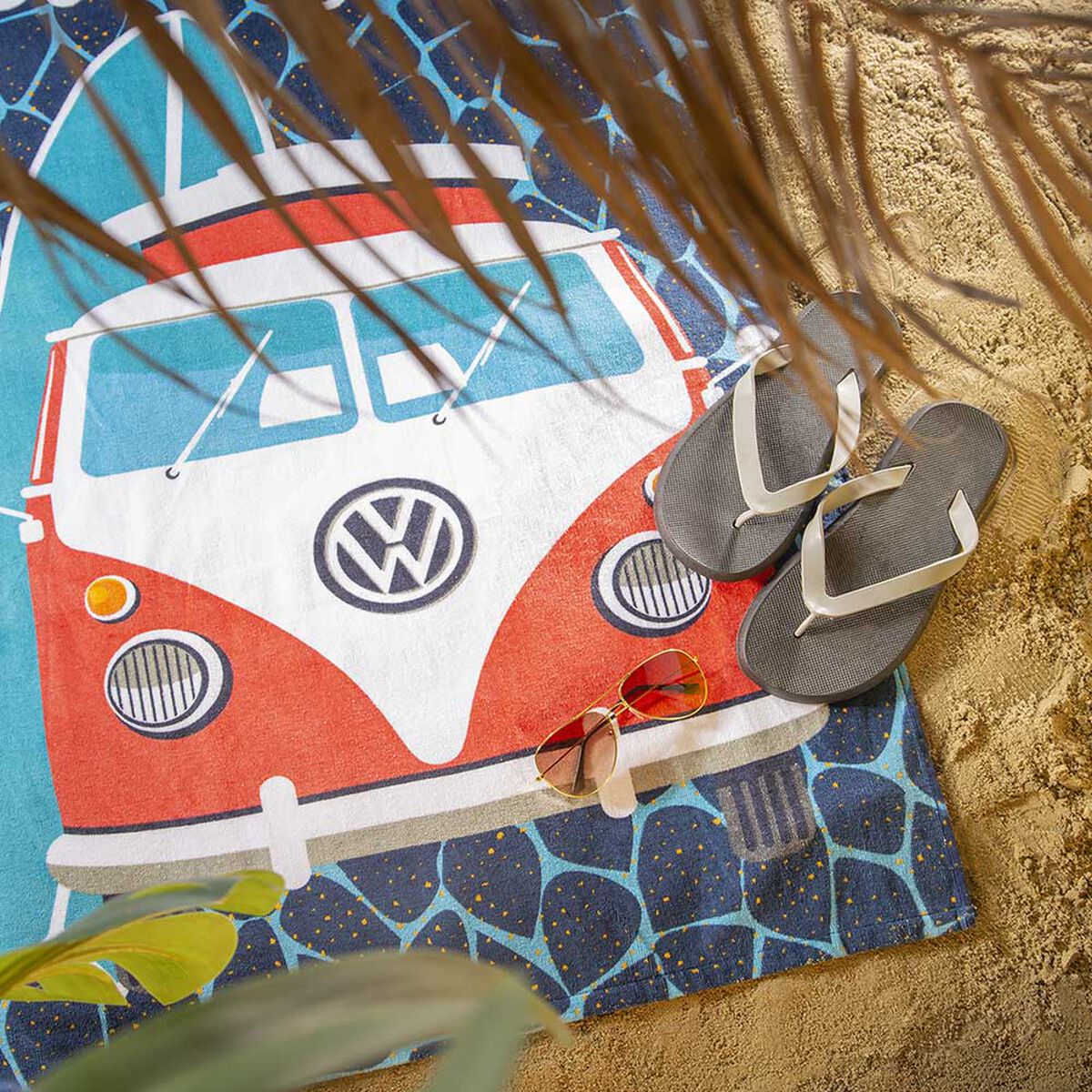 Toalla de Playa Velour Casanova Combi 75 x 150 cm