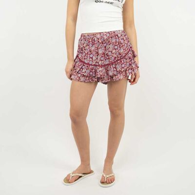 Short Mini Mujer Icono Naranjo