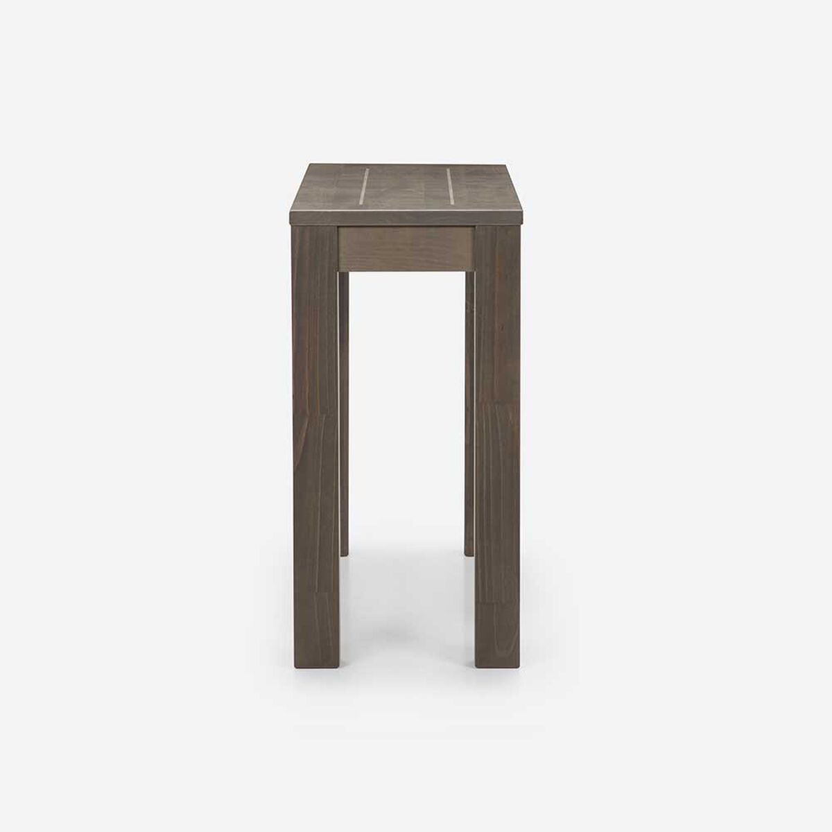 Mesa de Arrimo Rosen New Sapelly Gris Rústico