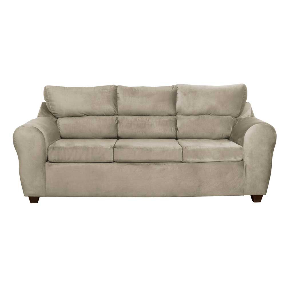 Sofá Mexx Muebles Dubai 3 Cuerpos Beige