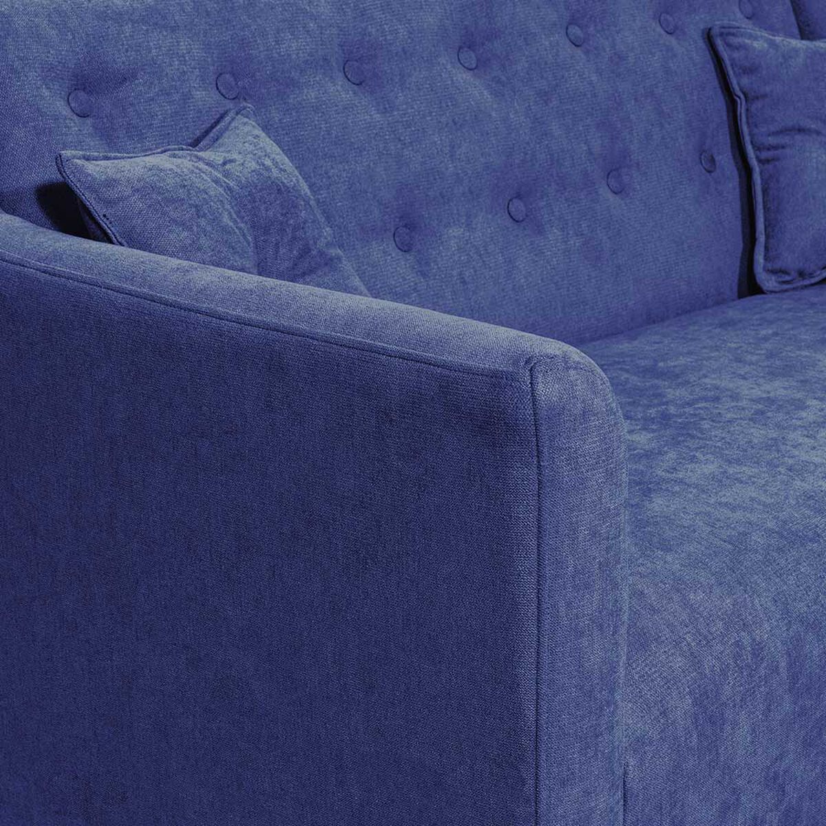 Sofá Innovamuebles Conrad 2 Cuerpos Azul
