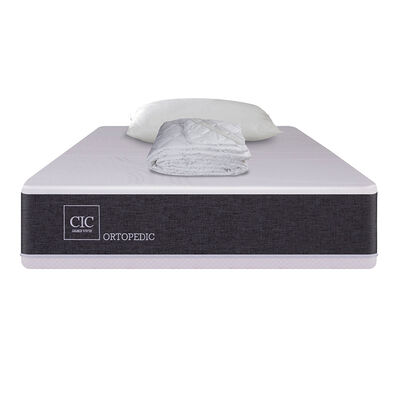 Colchón CIC 1,5 Plazas New Ortopedic + Almohada + Cubrecolchón