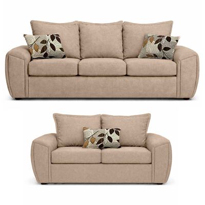 ELEGANT DETAIL Juego de Living Elegant Detail New Houston 3-2 Cuerpos Beige