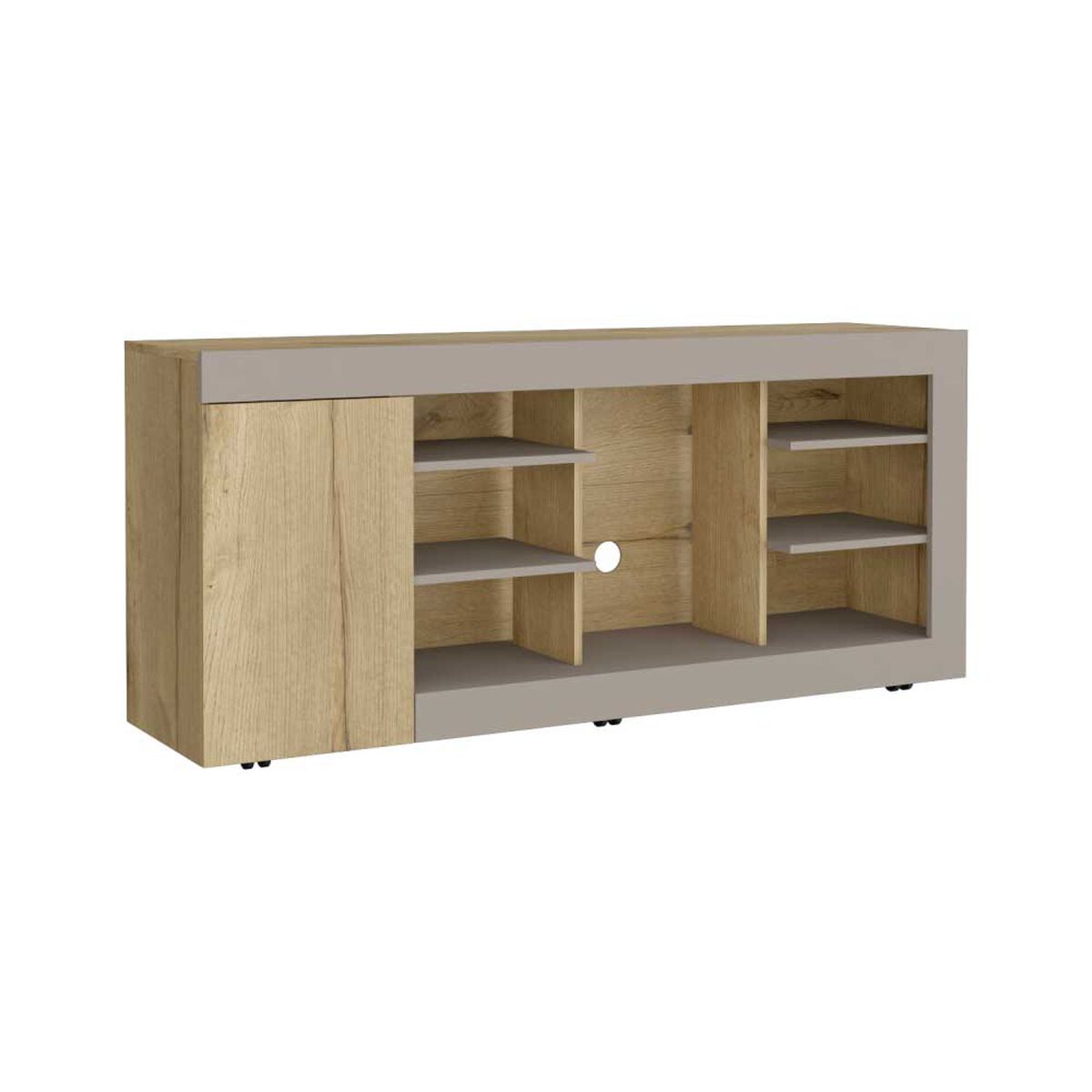 Rack TV TuHome Solaris Hasta 65" Duna Taupe