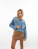 Chaqueta Crop Denim Mujer Icono
