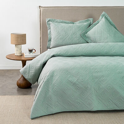 Quilt Cannon Matelado 2 Plazas Verde