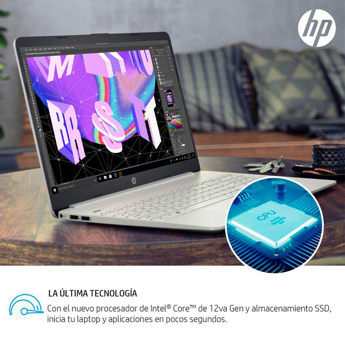 Notebook HP 15-dy5000la Core i5 8GB 512GB SSD 15,6"