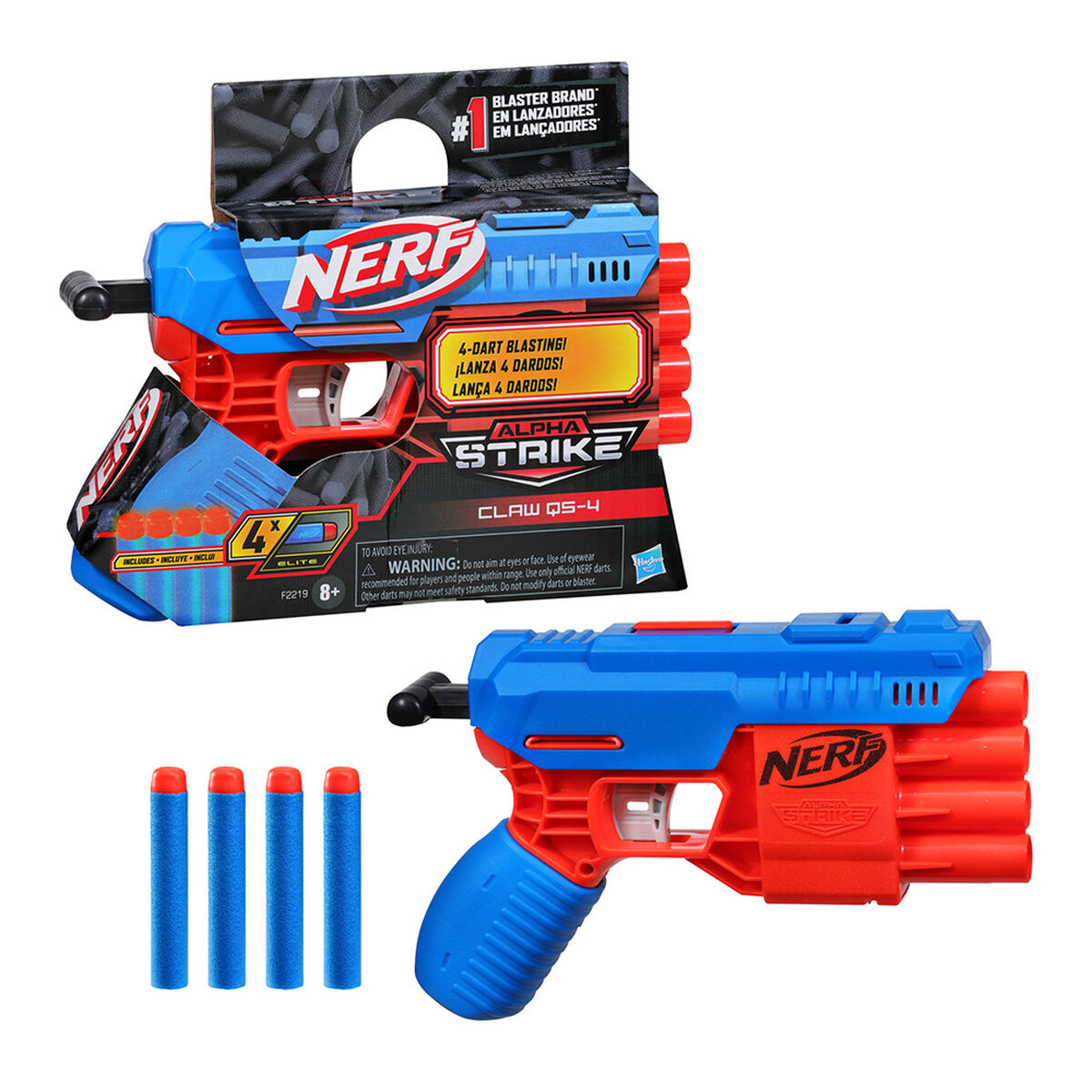 Lanzador Nerf Alpha Strike Claw QS-4