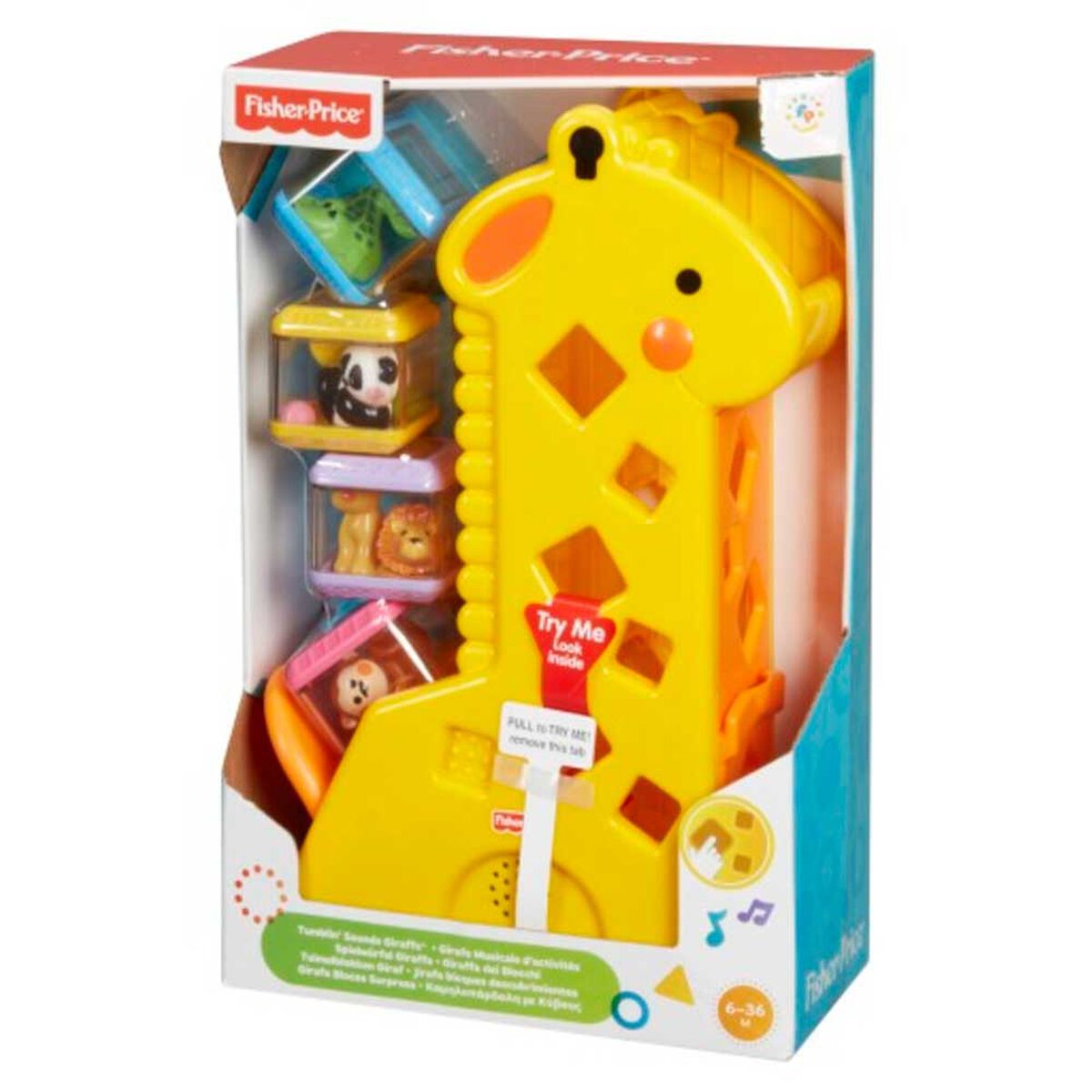 Juguete para Bebés Peek-A-Blocks Jirafa Fisher-Price