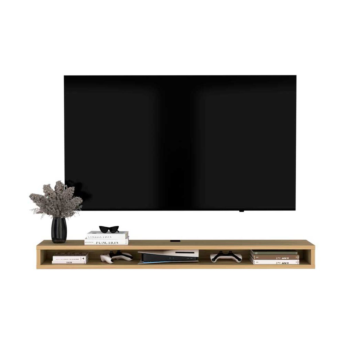 Panel TV TuHome Luft Hasta 75" Wengue