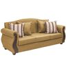 Juego de Living Innovamuebles New Bugambilia Sofá 3 Cuerpos + Dos Sillones 1 Cuerpo Oro