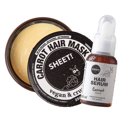 Imagen 1 del producto Pack Mascarilla Capilar Y Serum De Zanahoria Sheet