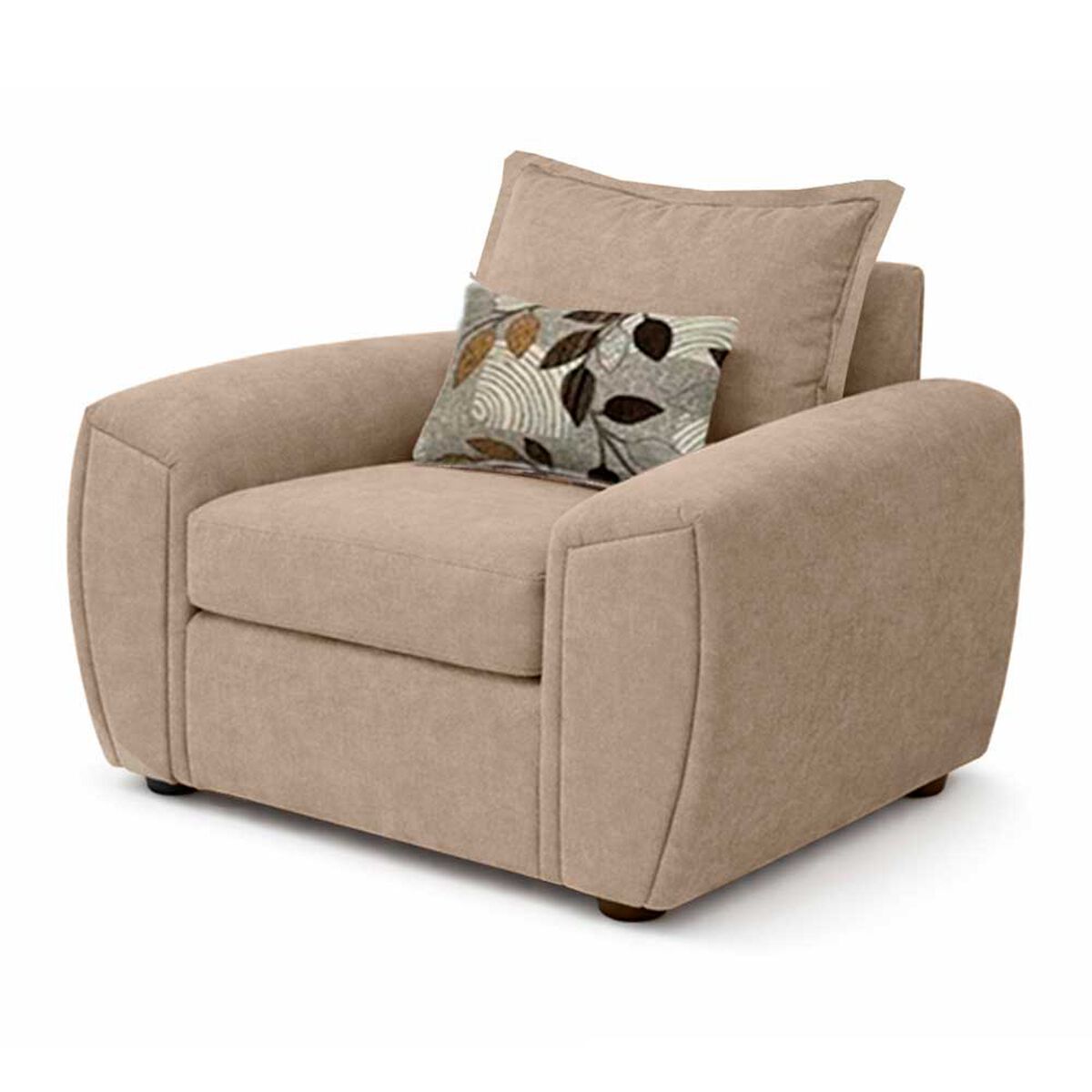 Sof&aacute; Elegant Detail New Houston 1 Cuerpo Beige