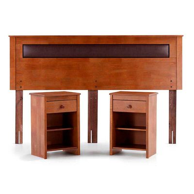 Imagen 2 del producto Respaldo King + 2 Veladores Rosen Ferrara