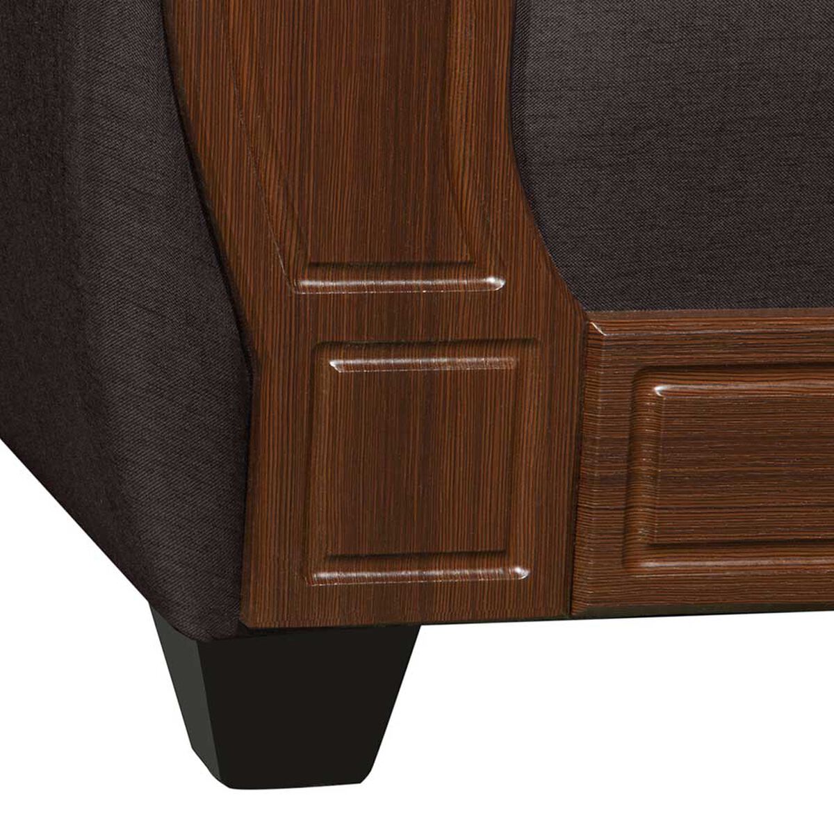 Sof&aacute; Black Factory Sofia 2 Cuerpos Caf&eacute;