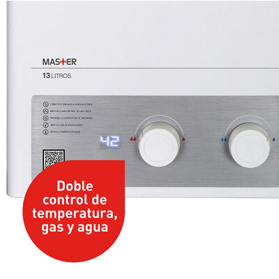 Imagen 2 del producto Calefont Gas Licuado Splendid Tiro Forzado 13 lts.