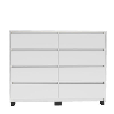 Imagen 2 del producto Cómoda Vekkahome Coimbra 8 Cajones Blanco