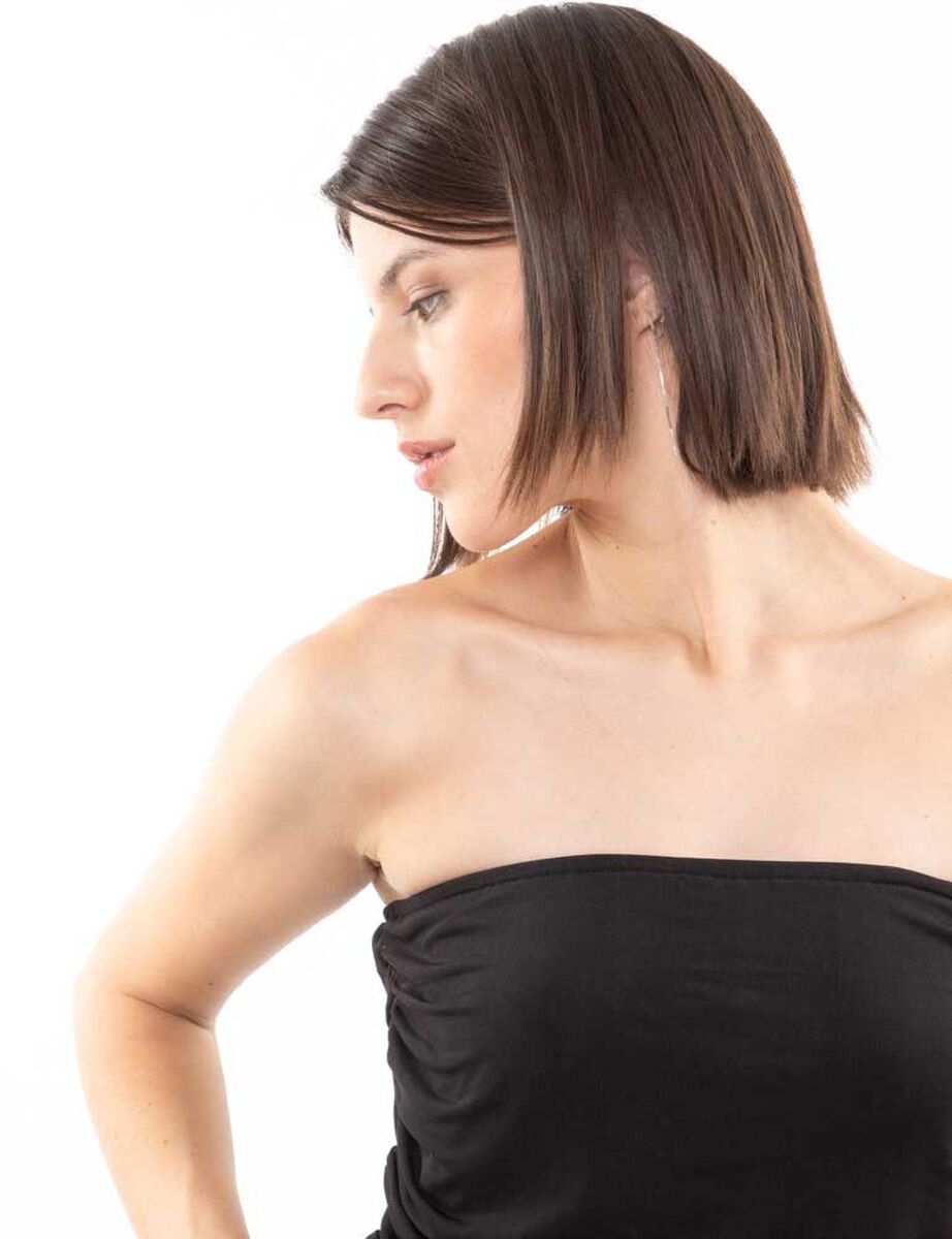 Polera Strapless Mujer Fiorucci