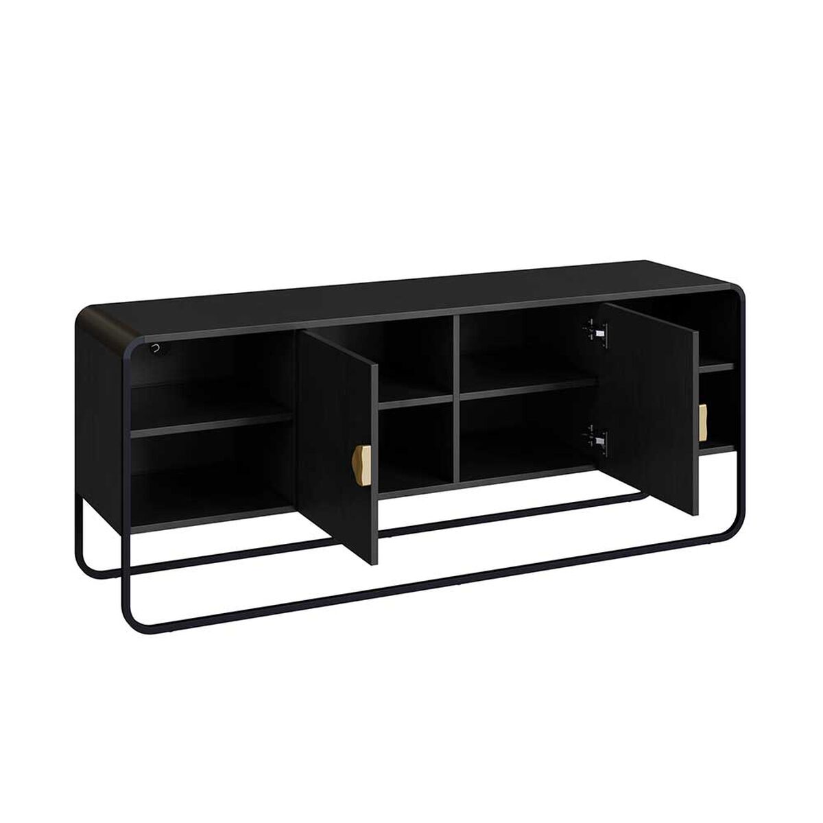 Rack Decocasa Luna Hasta 50" Negro