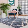 Alfombra Dib Shaggy Design 180 x 275 cm Verde
