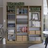2 Estantes + Estante 4 Repisas TuHome Home Macadamia
