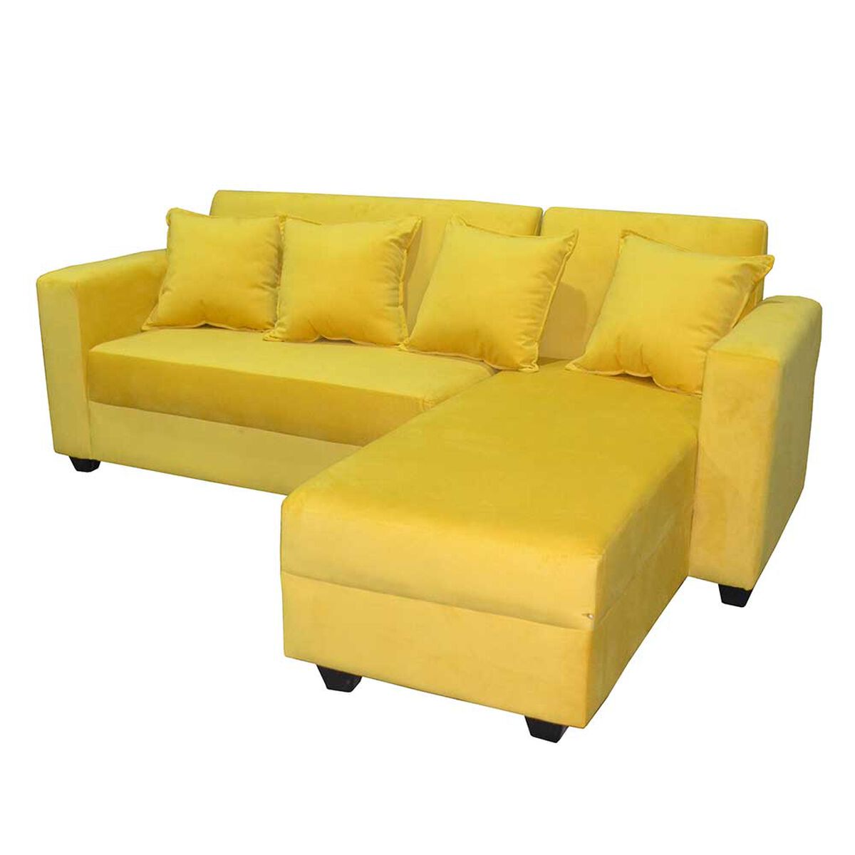 Sof&aacute; Modular Muebles MYM Maite 4 Cuerpos Amarillo