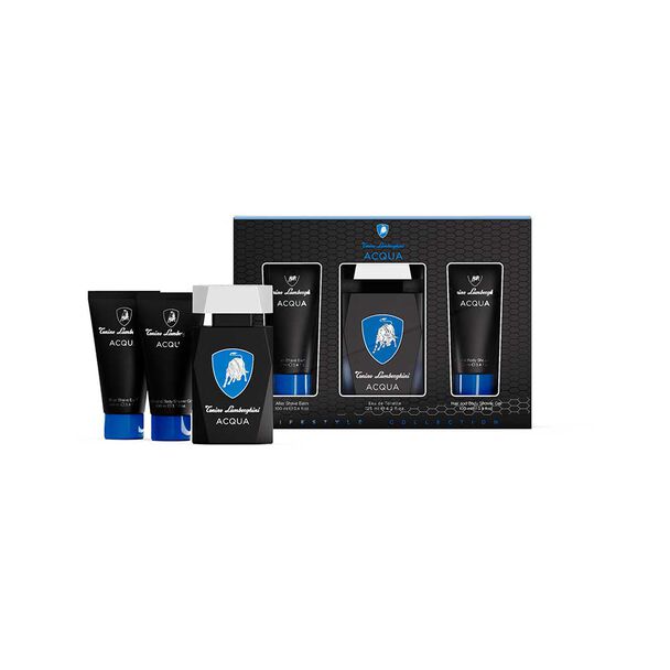 Set Perfume Hombre Lamborghini Acqua Eau de Toilette 125 ml+Shower Gel 100 ml+After Shave Balm 100 ml