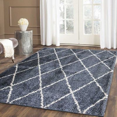 Alfombra Shaggy Idetex Magnolia Gray 150 x 200 cm