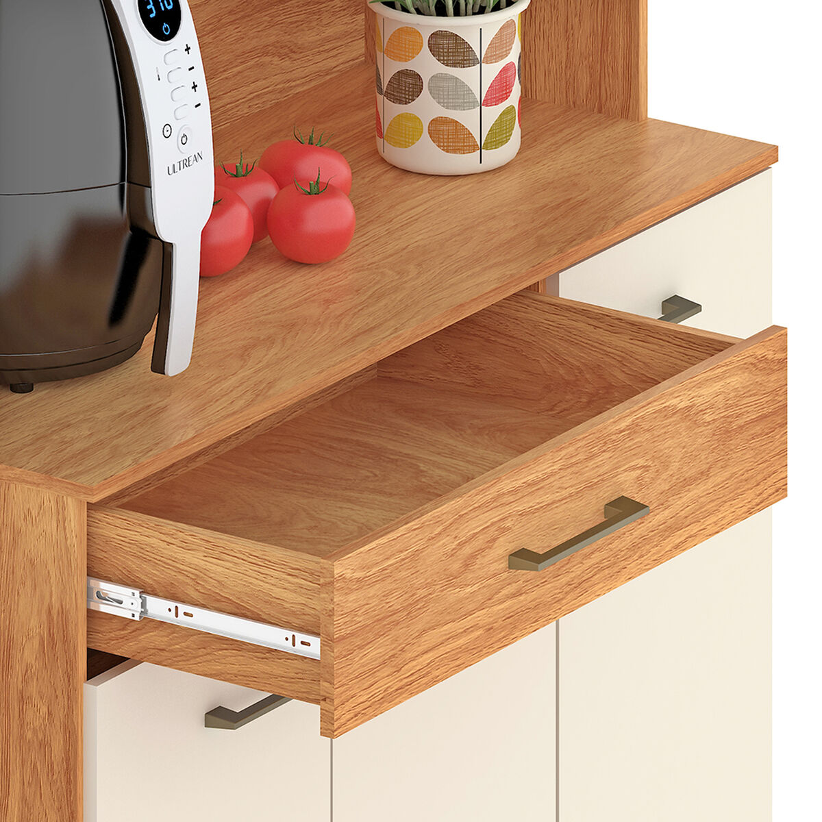 Kit Cocina Vekkahome Carla 5 Puertas Beige