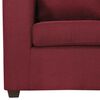 Juego de Living Innovamuebles Marco Sofá 3 Cuerpos + 2 Pouf Burdeo