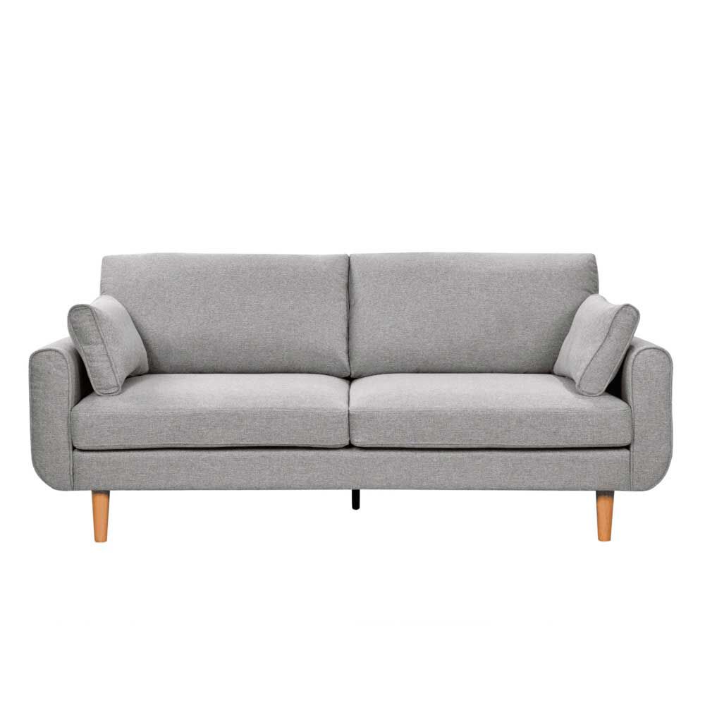 Sofá Home Mobili Denver 3 Cuerpos Gris