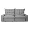 Sofá Cama Innovamuebles Magestic Córdoba 2 Cuerpos Gris Claro