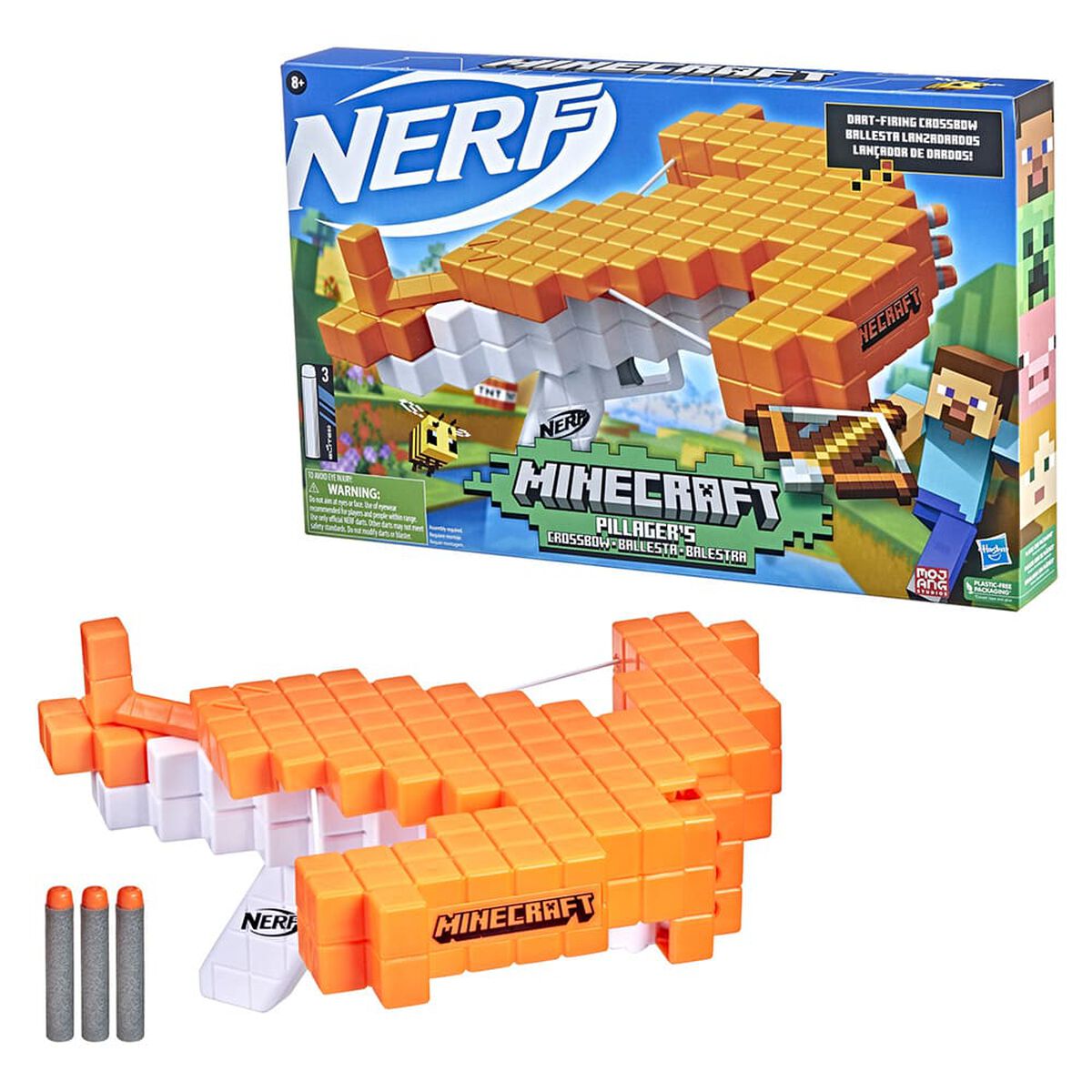 Lanzador Nerf Minecraft Ballesta
