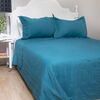 Quilt Doral 2 Plazas Petroleo Juliett