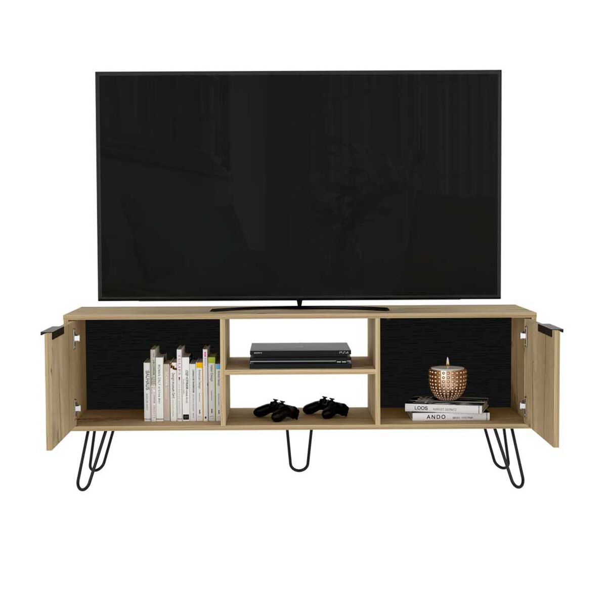 Rack TV TuHome Augusta Hasta 65" Blanco