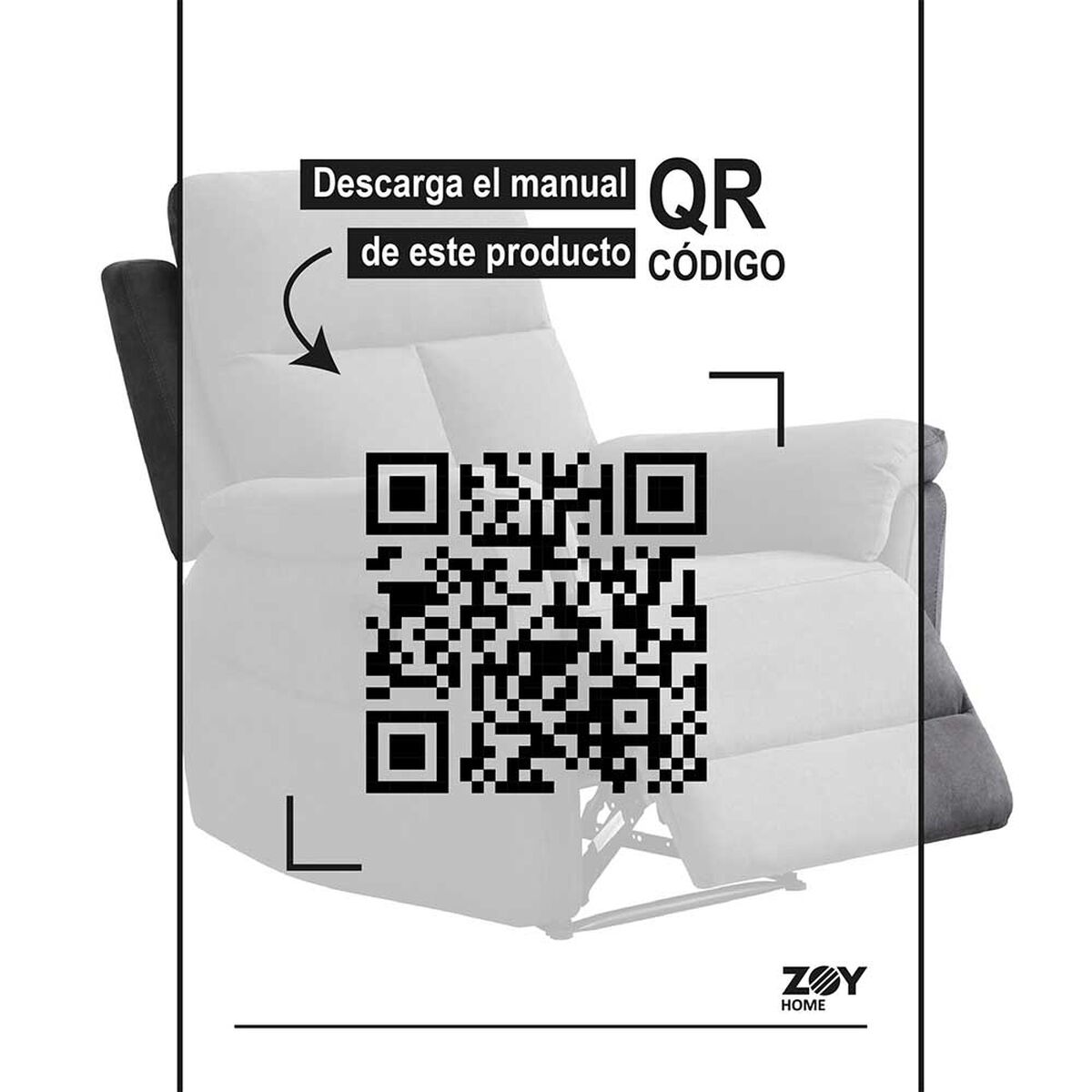 Bergere Zoy Home Beijing 1 Cuerpo Grafito