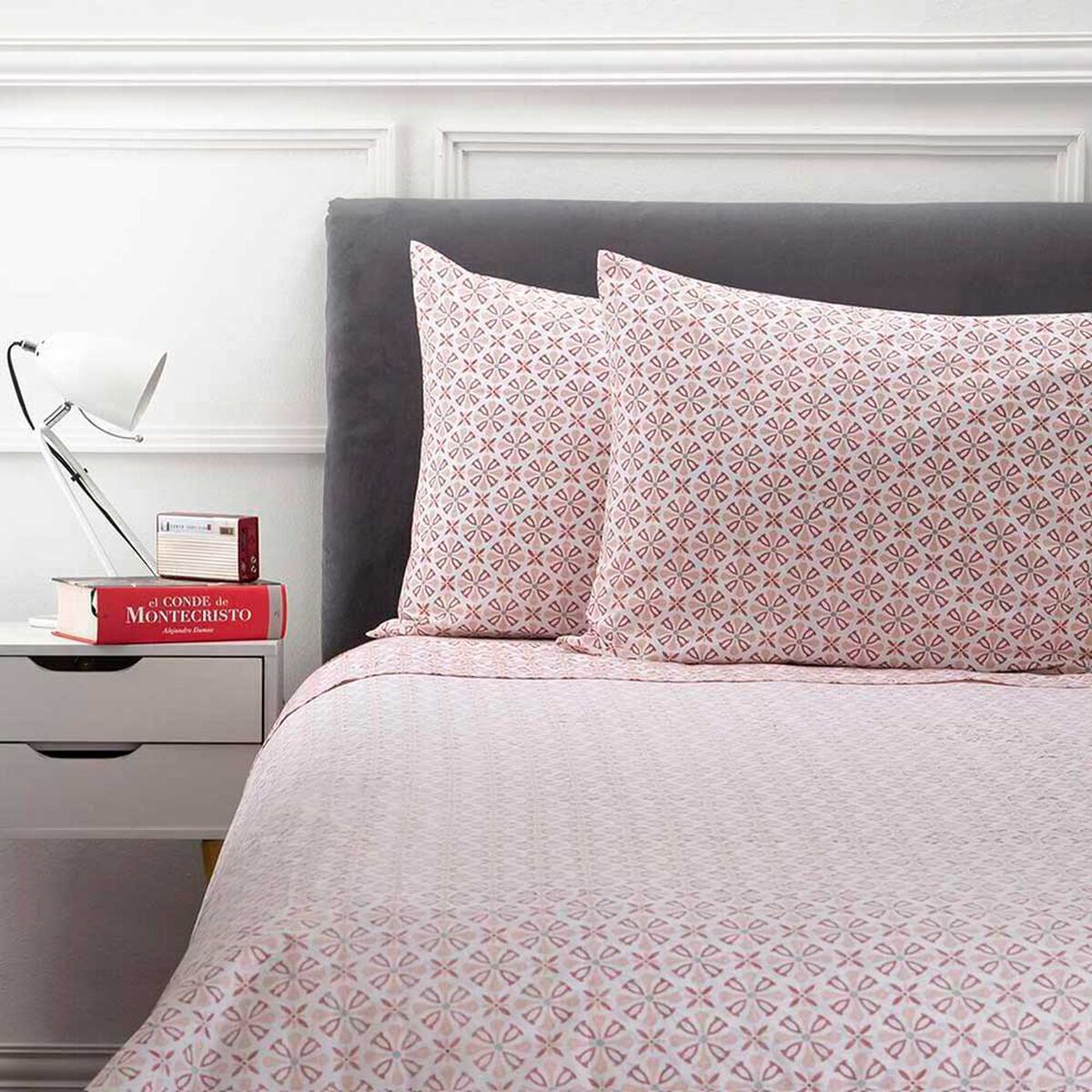 Juego de S&aacute;banas Casanova 144 Hilos 1,5 Plazas Sara